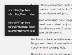Detect Scroll Direction & Position In jQuery