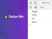 Detect Swipe Direction And Trigger Certain Events - Swipe.js