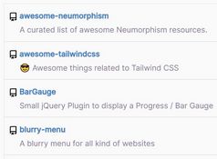 Display Github Repositories On The Page - Repos