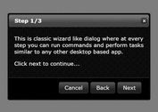 Draggable Step Wizard Plugin - jQuery Dialog Wizard