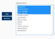 Converts Select Elements Into A Dual List Box - jQuery Crossover