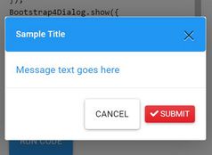 Create Dynamic Bootstrap 4 Dialogs With JavaScript