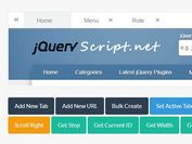 Dynamic Tabs Creation Plugin With jQuery And Bootstrap - nth-tabs