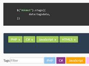 Dynamic Tags Input With Filter Support - jQuery sTags