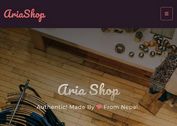 Modern E-commerce Web Template - Aria Bootstrap