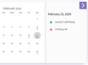 Flexible Event Calendar In jQuery - evo-calendar