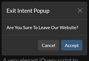 Mobile-friendly Exit Intent Popup With jQuery And Bootstrap 5