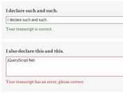 Check If Input Or Textarea Value Matches A String - jQuery Field Compare String