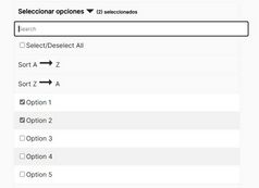 Filterable Sortable Multi Select In jQuery