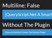 Set Correct Font Size To Fit Container Width - jQuery fit_font