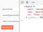 Convert Form Data To A JSON Object - formToJson.js