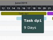 Easy Responsive Gantt Chart With jQuery And Moment.js