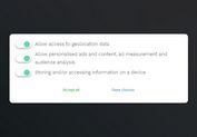 Configurable GDPR Cookie Consent Popup - jQuery popupConsent.js