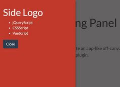 Generic Sliding Panel In jQuery - SlidePanel.js