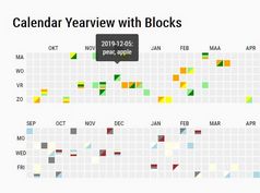 Github Style Calendar Heatmap In jQuery