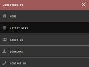 Responsive Hamburger Dropdown Menu With jQuery And CSS3