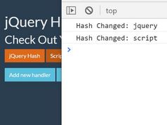 Handle URL Hash Change In jQuery - JQueryHash