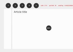Horizontal Content Slider In jQuery - x-rhyme.js