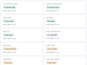 jQuery Relative Time Plugin for Human-Readable Dates - niceDate