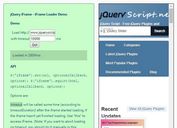 Easy iFrame Loader Plugin For jQuery - iFrame.js