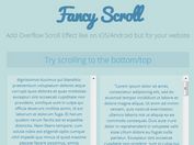 <b>iOS/Android Like Overflow Scroll Effect with Fancy Scroll Plugin</b>