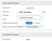Modern In-Place Editing Library w/wo/ jQuery - XEditable Lite