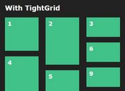Inline-block Based Fluid Grid Layout Plugin For jQuery - tightgrid.js
