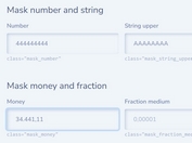 Universal Input Mask Plugin For Text Fields - jQuery ClassMask