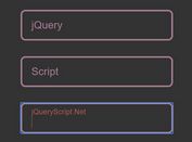 iOS Style Float Label Pattern In jQuery - Slidinput