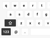 iOS-style Virtual Keyboard In jQuery - ckeyboard