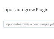 jQuery Auto Grow Plugin For Input Fields - input-autogrow