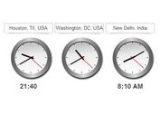 jQuery Based Analog And Digital World Clock - jClocksGMT.js