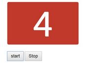 flipclock js callback