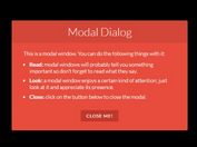 <b>jQuery Based Modal Windows With Cool CSS3 Animations - NiftyModals</b>