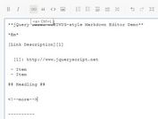 jQuery Based WYSIWYG-style Markdown Editor - Markdown