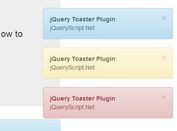 jQuery & Bootstrap Based Toast Notification Plugin - toaster