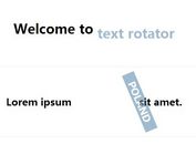 jQuery & CSS3 Based Text Rotator Using Animate.css