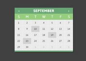 jQuery Calendar Plugin Using HTML Templates - CLNDR.js