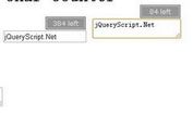 jQuery Character Counter and Limit Plugin - wChar