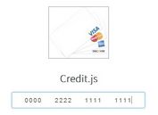 jQuery Credit Card Input Mask Plugin - Credit.js