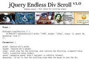 jQuery Endless Div Scroll Plugin