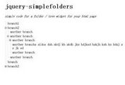 jQuery Flat Folder Tree Plugin - simplefolders