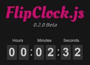 jQuery Retro Flip Clock & Countdown Timer Plugin - FlipClock