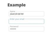 jQuery Floating Placeholder Text Plugin - Placeholder Label