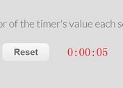 jQuery Full Controllable Countdown Timer Plugin - Backward Timer