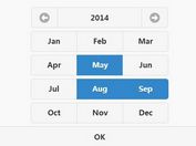 jQuery Mobile Plugin For Multiple Month Picker