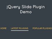 jQuery Plugin To Create Sliding Underlines For Any Elements - Slida