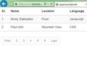 jQuery Paginated Data Table Plugin with Bootstrap - Tabulate