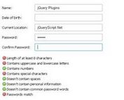 jQuery Password Checking and Notification Plugin