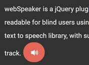 jQuery Plugin Create Readable Text Using ResponsiveVoice Library - webSpeaker